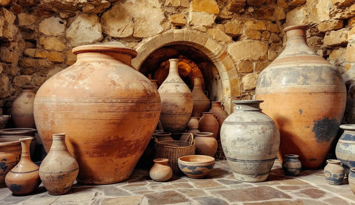 Vineyard landscape in the Limassol wine region of Cyprus