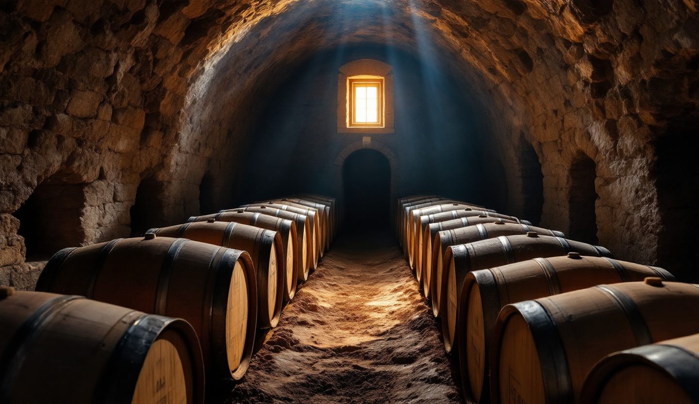 Vineyard landscape in the Nicosia wine region of Cyprus